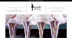 Desktop Screenshot of insideballet.com